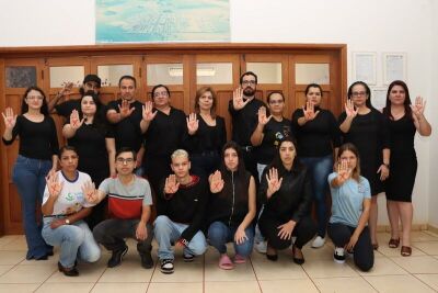 Imagem da notícia Prefeitura de Chapadão do Sul mobiliza servidores em campanha pelo fim da violência contra a mulher
